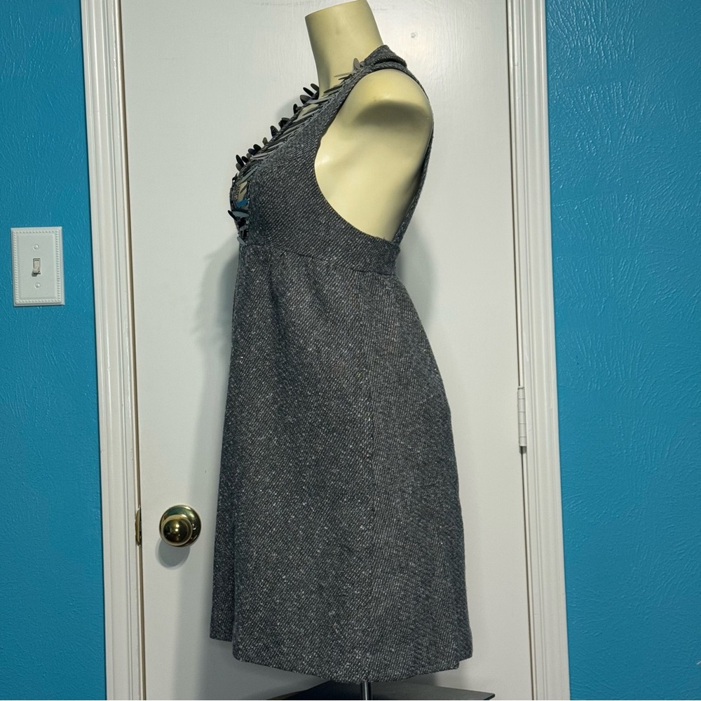 Anna Sui for Target Gossip Girls Collection Elegant Gray Sleeveless Dress 3 XS - Picture 7 of 16